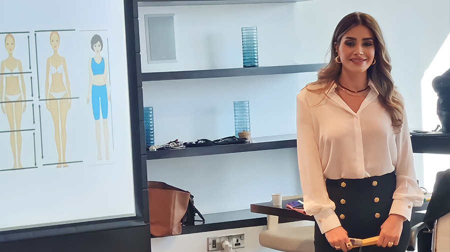 Mayssa Assaf Organizing and Presenting a Corporate Styling Workshop for “Seddiqi Holding” Employees. 