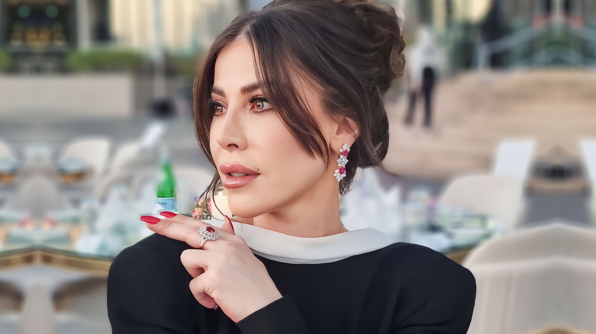 Mayssa Assaf Styling Sina Hamed for the EmiGala Awards Ceremony 2023