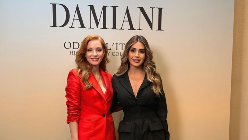 Mayssa Assaf at the Damiani Boutique Re-Opening in Dubai