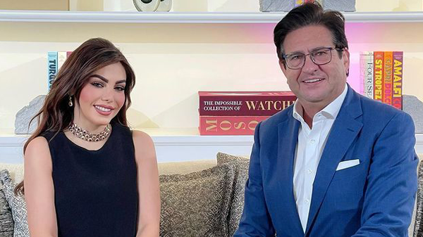 Mayssa Assaf Styling Presenter & Jewelry Expert Samah Wehbe for her Interview with Damas Jewelry CEO 