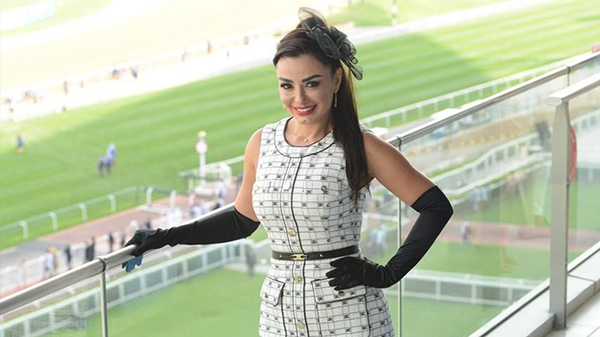 Styling Actress Dima El Jundi For her Appearance at Dubai World Cup 