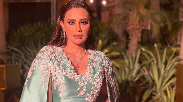 Mayssa Assaf Styling Presenter Nada Al Shibani for her appearance at Murex D'or 2022. 